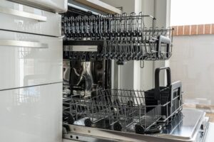water damage caused by dishwasher
